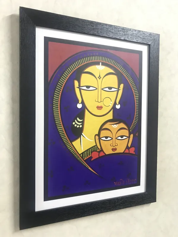 *Mother_and_Child_1*_-_A_Jamini_Roy_Painting,_Framed_Wall_Decor,_Multicolor