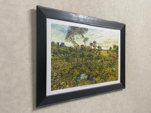 Sunset_at_Montmajour_(1888),_A_Painting_by_Van_Gogh,_Framed,_Wall_Decor,_Multicolor