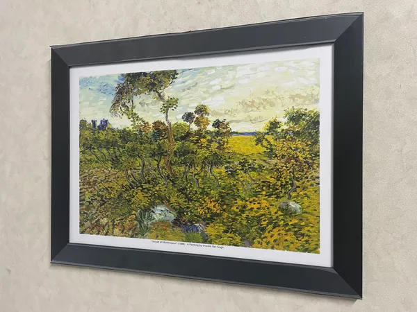 Sunset_at_Montmajour_(1888),_A_Painting_by_Van_Gogh,_Framed,_Wall_Decor,_Multicolor