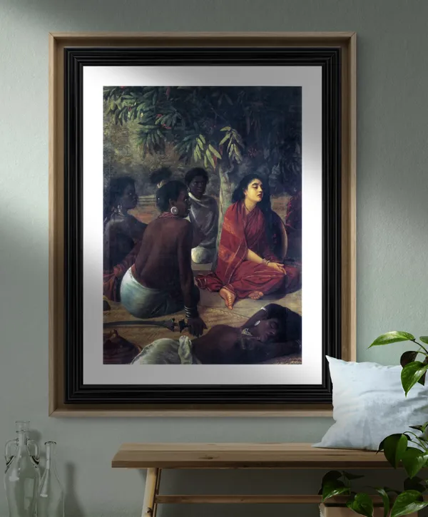 Sita_in_Ashokavan,_1890,_A_Raja_Ravi_Varma_Painting,_Framed,_Wall_Decor,_Multicolor