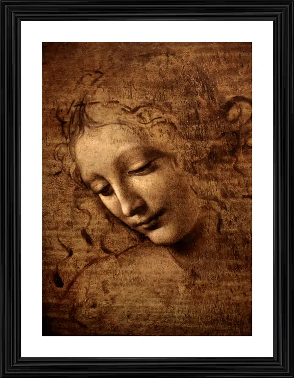 La_Scapigliata_(The_Lady_with_Dishevelled_Hair)�(1506-08),_A_Painting_by_Leonardo-Da-Vinci,_Wall_Decor,_Framed,_Multicolor