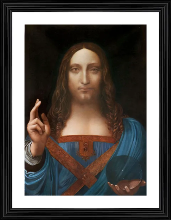 Salvator_Mundi_(1499-1510),_A_Painting_by_Leonardo-Da-Vinci,_Wall_Decor,_Framed,_Multicolor