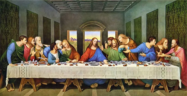 The_Last_Supper_(1495-98),_A_Painting_by_Leonardo-Da-Vinci,_Wall_Decor,_Framed_Canvas,_Multicolor