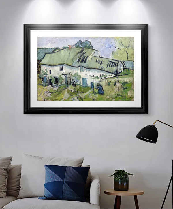 Farmhouse_1890,_A_Painting_by_Van_Gogh,_Framed,_Wall_Decor,_Multicolor