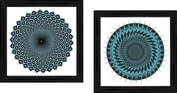 Mandala_Art_for_Wellness,_Meditation_&_Spirituality,_Wall_D�cor,_Framed,_Set_of_2,_15"x15"_each.
