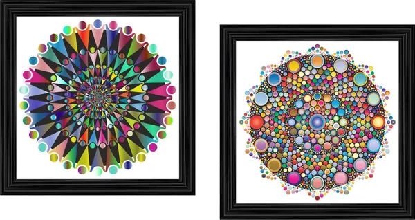 Mandala_Art_for_Wellness,_Meditation_&_Spirituality,_Wall_D�cor,_Framed,_Set_of_2,_15"x15"_each.