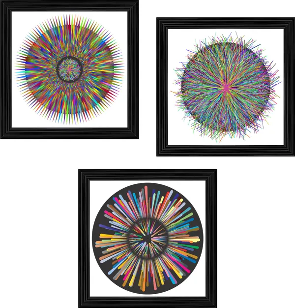 Mandala_Art_for_Wellness,_Meditation_&_Spirituality,_Wall_D�cor,_Framed,_Set_of_3,_12"x12"_each.