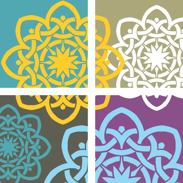 Mandala_Art_for_Wellness,_Meditation_&_Spirituality,_Wall_D�cor,_Framed_Canvas,_Set_of_4,_12"x12"_each.
