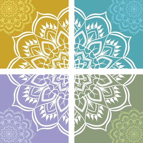 Mandala_Art_for_Wellness,_Meditation_&_Spirituality,_Wall_D�cor,_Framed_Canvas,_Set_of_4,_12"x12"_each.
