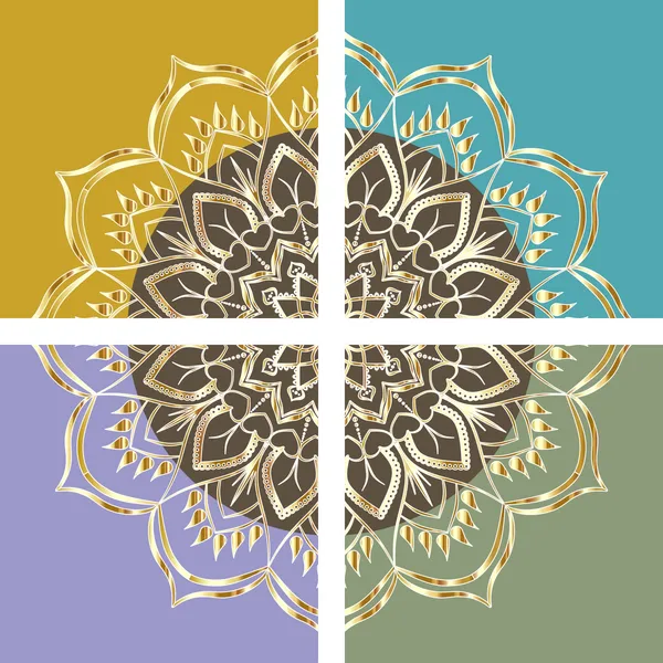 Mandala_Art_for_Wellness,_Meditation_&_Spirituality,_Wall_D�cor,_Framed_Canvas,_Set_of_4,_12"x12"_each.