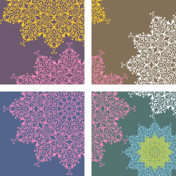 Mandala_Art_for_Wellness,_Meditation_&_Spirituality,_Wall_D�cor,_Framed_Canvas,_Set_of_4,_12"x12"_each.