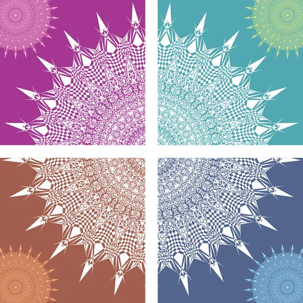 Mandala_Art_for_Wellness,_Meditation_&_Spirituality,_Wall_D�cor,_Framed_Canvas,_Set_of_4,_12"x12"_each.
