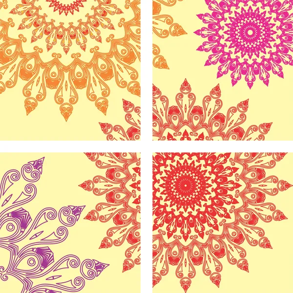 Mandala_Art_for_Wellness,_Meditation_&_Spirituality,_Wall_D�cor,_Framed_Canvas,_Set_of_4,_12"x12"_each.