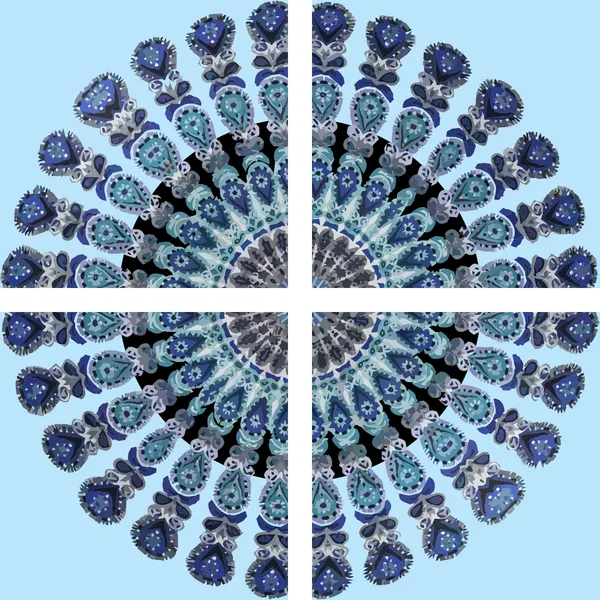 Mandala_Art_for_Wellness,_Meditation_&_Spirituality,_Wall_D�cor,_Framed_Canvas,_Set_of_4,_12"x12"_each.
