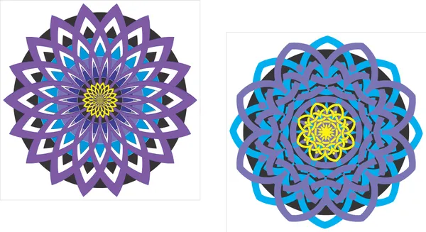 Mandala_Art_for_Wellness,_Meditation_&_Spirituality,_Wall_D�cor,_Framed_Canvas,_Set_of_2,_15"x15"_each.