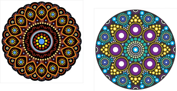Mandala_Art_for_Wellness,_Meditation_&_Spirituality,_Wall_D�cor,_Framed_Canvas,_Set_of_2,_15"x15"_each.