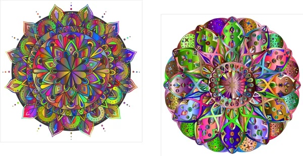 Mandala_Art_for_Wellness,_Meditation_&_Spirituality,_Wall_D�cor,_Framed_Canvas,_Set_of_2,_15"x15"_each.