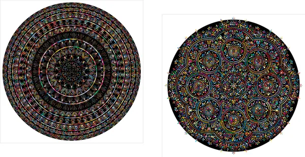 Mandala_Art_for_Wellness,_Meditation_&_Spirituality,_Wall_D�cor,_Framed_Canvas,_Set_of_2,_15"x15"_each.