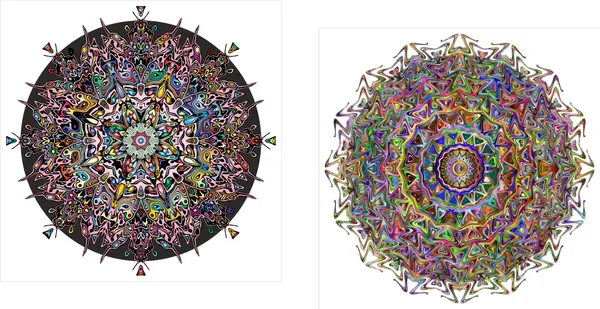 Mandala_Art_for_Wellness,_Meditation_&_Spirituality,_Wall_D�cor,_Framed_Canvas,_Set_of_2,_15"x15"_each.