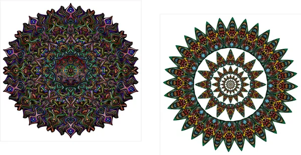 Mandala_Art_for_Wellness,_Meditation_&_Spirituality,_Wall_D�cor,_Framed_Canvas,_Set_of_2,_15"x15"_each.