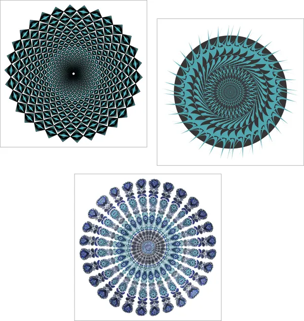 Mandala_Art_for_Wellness,_Meditation_&_Spirituality,_Wall_D�cor,_Framed_Canvas,_Set_of_3,_12"x12"_each.