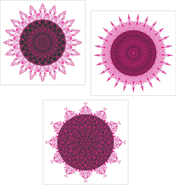 Mandala_Art_for_Wellness,_Meditation_&_Spirituality,_Wall_D�cor,_Framed_Canvas,_Set_of_3,_12"x12"_each.