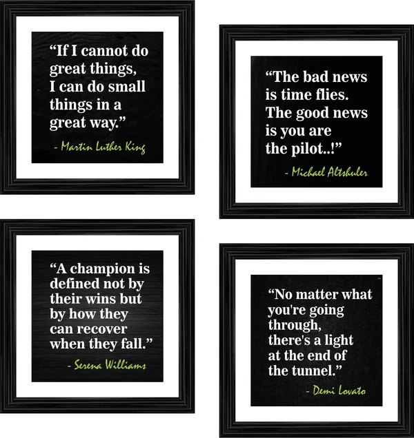 Motivational_Quotes,_Inspirational_Wall_D�cor_Frames,_Set_of_4,_Framed.