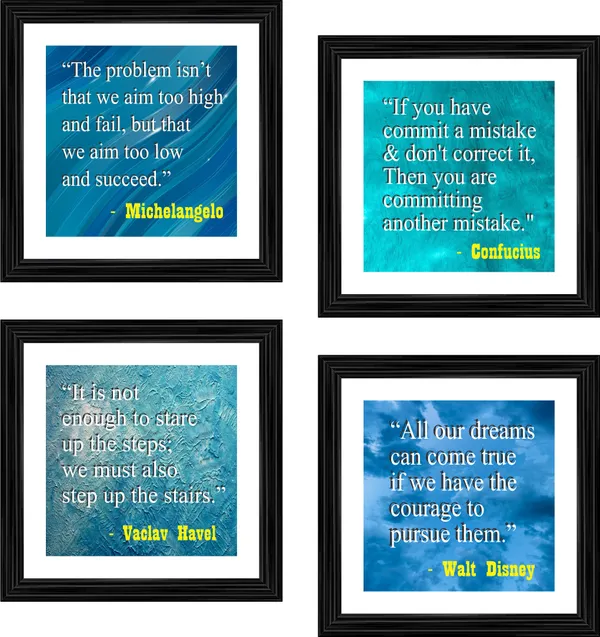 Motivational_Quotes,_Inspirational_Wall_D�cor_Frames,_Set_of_4,_Framed.