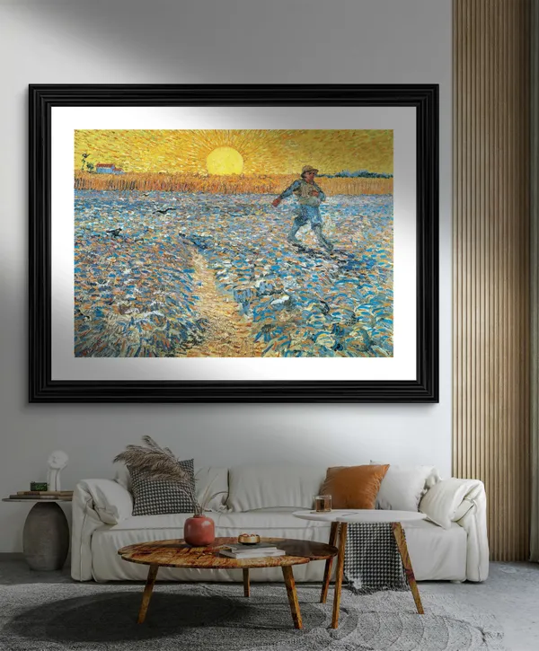 The_Sower_1889,_A_Painting_by_Van_Gogh,_Framed,_Wall_Decor,_Multicolor