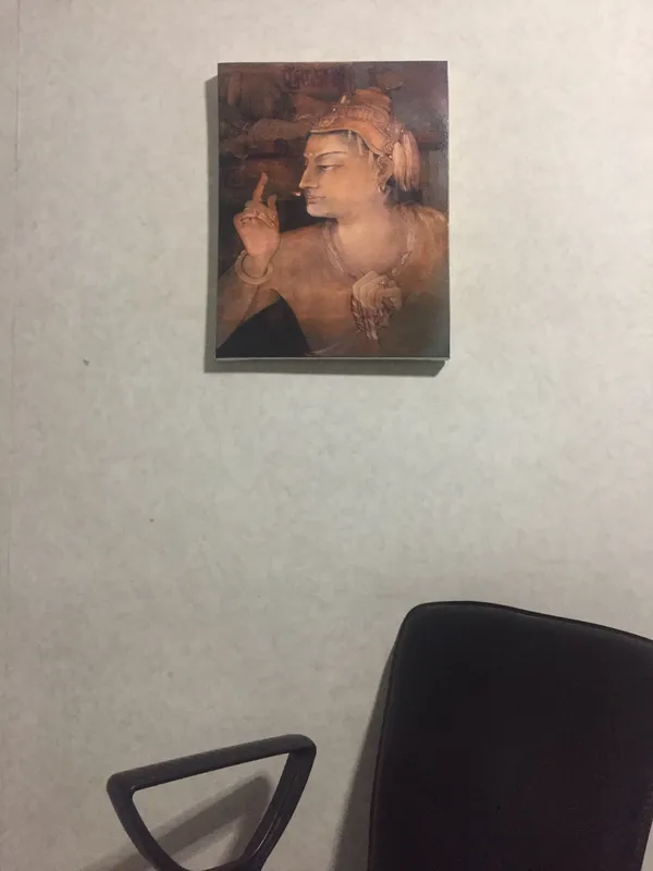 *Parthasarathi*,_A_Painting_by_Nandlal_Bose,_Framed,_Wall_D�cor,_Multicolor