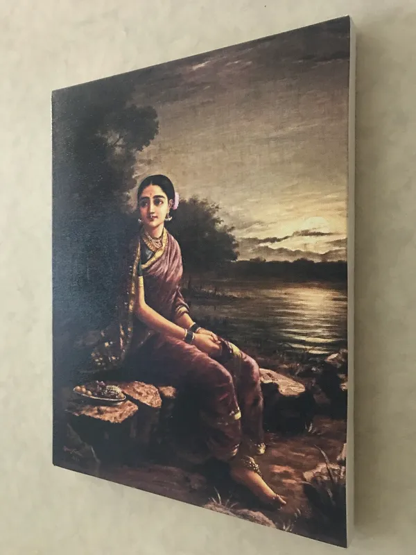 Yashoda,_Bal-Krishna_&_Radha_in_Moonlight,_Raja_Ravi_Varma_Paintings,_Set_of_2,_Framed_Canvas,_Multicolor