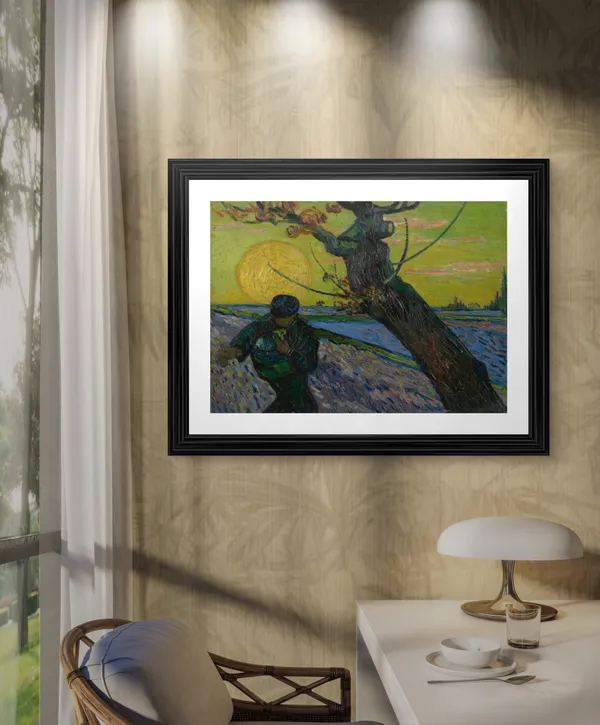 The_Sower_1888,_A_Painting_by_Van_Gogh,_Framed,_Wall_Decor,_Multicolor
