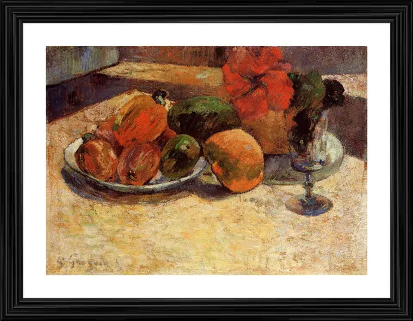 Still_Life_with_Exotic_Fruit_(1901)-_A_Painting_by_Paul_Gauguin,_Wall_Decor,_Framed,_Multicolor
