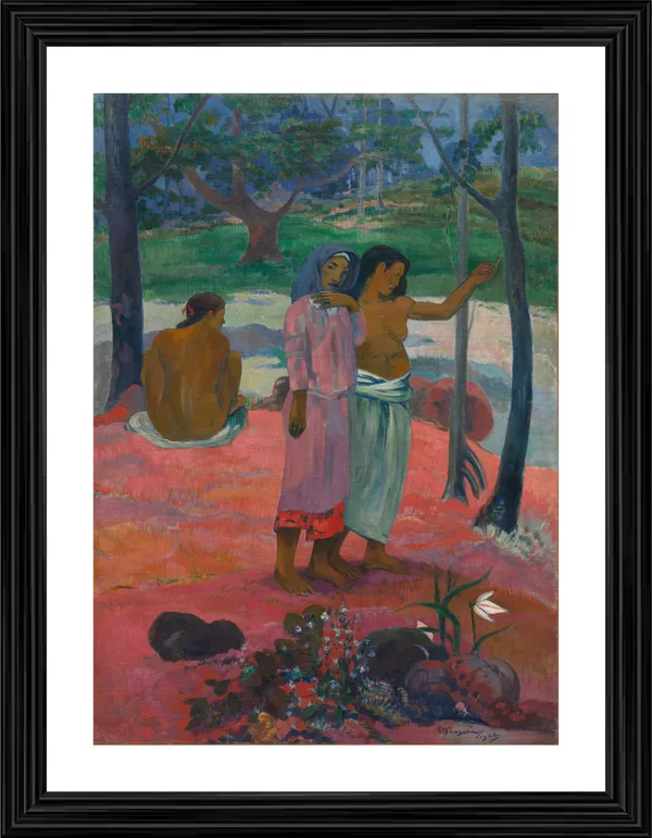 The_Call_(1902)-_A_Painting_by_Paul_Gauguin,_Wall_Decor,_Framed,_Multicolor