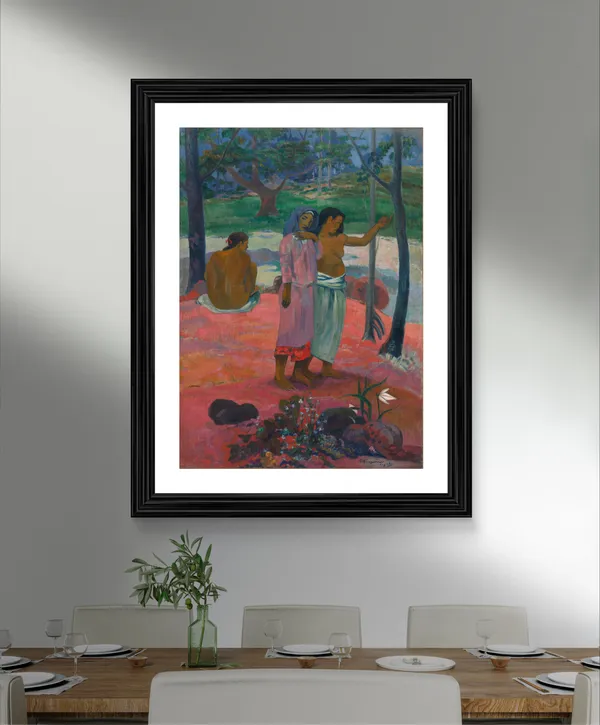 The_Call_(1902)-_A_Painting_by_Paul_Gauguin,_Wall_Decor,_Framed,_Multicolor