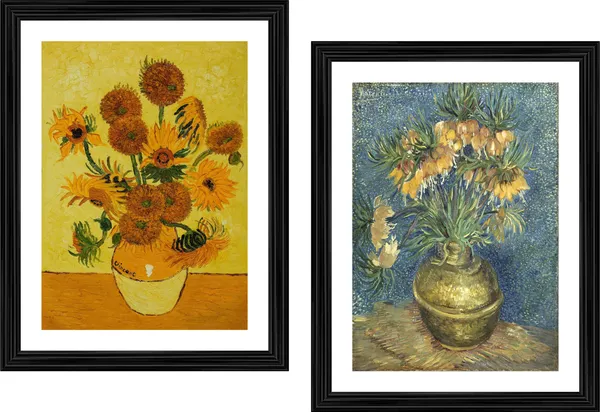 *Vase_with_Sunflowers,_Van_Gogh_Paintings,_Set_of_2,_Framed,_Wall_D�cor,_Multicolor
