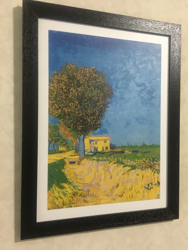 A_Lane_Near_Arles_1888,_A_Painting_by_Van_Gogh,_Framed,_Wall_Decor,_Multicolor
