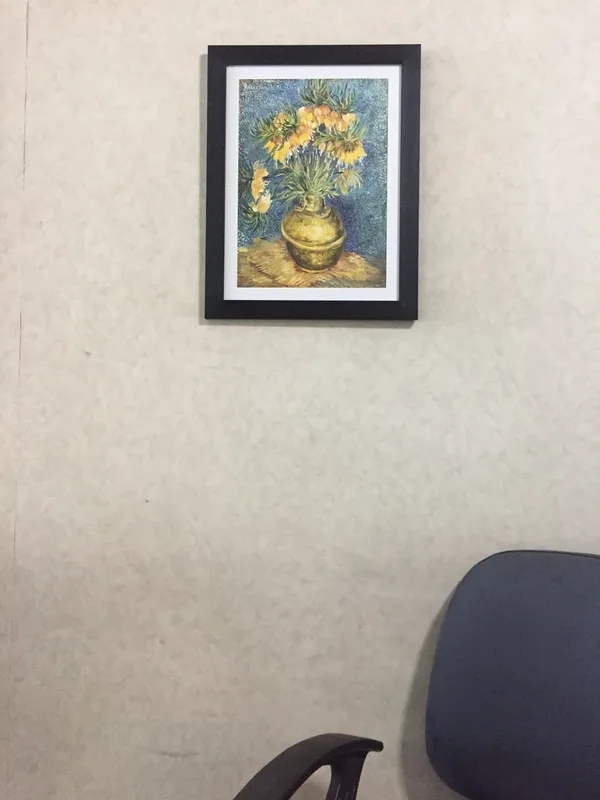 Flowers_in_a_Copper_Vase,_1887,_A_Painting_by_Van_Gogh,_Framed,_Wall_Decor,_Multicolor