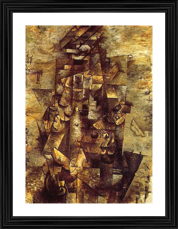 Man_with_Guitar_1911,_A_Painting_by_Pablo_Picasso,_Framed,_Wall_Decor,_Multicolor