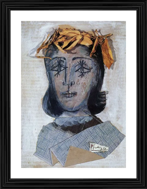 Portrait_of_Dora_Maar_1941,_A_Painting_by_Pablo_Picasso,_Framed,_Wall_Decor,_Multicolor