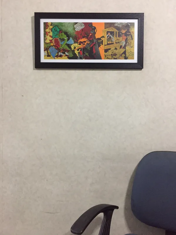 Tribhang-_Triptych_(India_Series_Paintings)-_M.F._Husain's_Painting,_Framed,_Wall_Decor,_Multicolor
