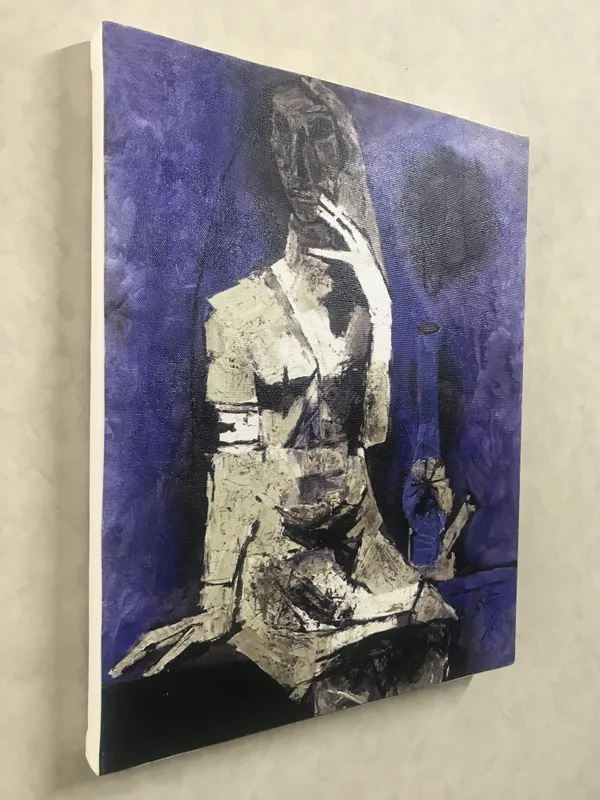 Virgin_Night-_M.F._Husain's_Painting,_Framed_Canvas,_Wall_Decor,_Multicolor