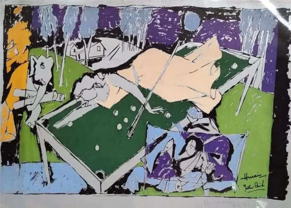 *The_Culture_-_1*-_M.F._Husain's_Painting,_Unframed_Canvas_Print,_Wall_Decor,_Multicolour