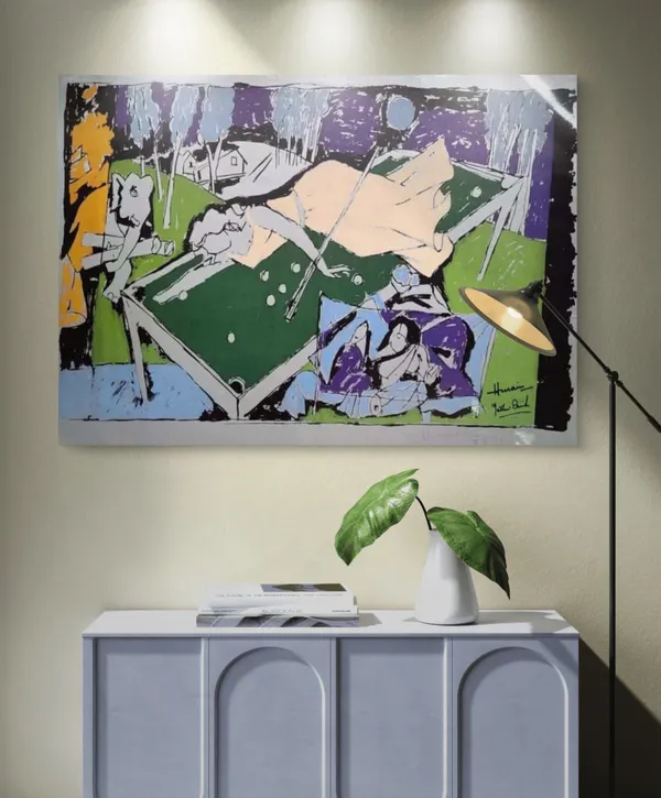 *The_Culture_-_1*-_M.F._Husain's_Painting,_Unframed_Canvas_Print,_Wall_Decor,_Multicolour
