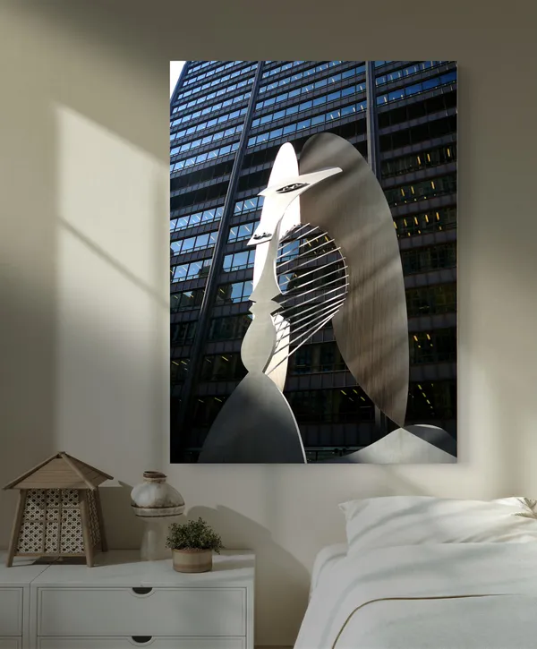 *Chicago_Picasso*_(1964),_A_Painting_by_Picasso,_Unframed_Canvas_Print,_Multicolor