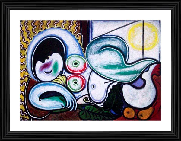 Reclining_Nude_1932,_A_Painting_by_Pablo_Picasso,_Framed,_Wall_Decor,_Multicolor