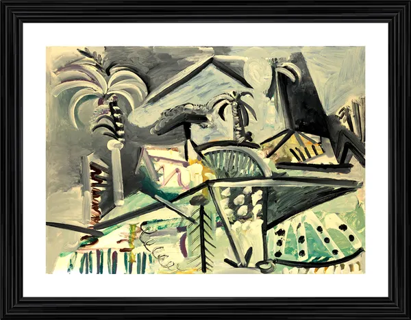 Landscape_1972,_A_Painting_by_Pablo_Picasso,_Framed,_Wall_Decor,_Multicolor