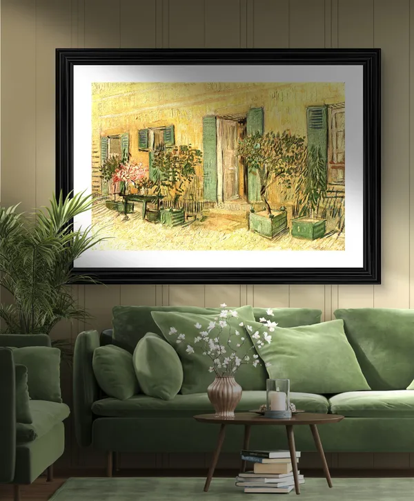 Exterior_of_a_Restaurant_in_Asnires_1887,_A_Painting_by_Van_Gogh,_Framed,_Wall_Decor,_Multicolor