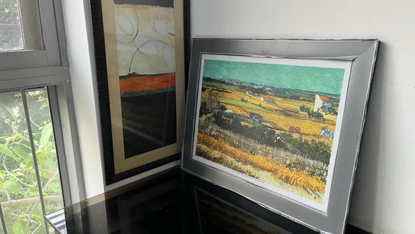 The_Harvest_1888,_A_Painting_by_Van_Gogh,_Framed,_Wall_Decor,_Multicolor