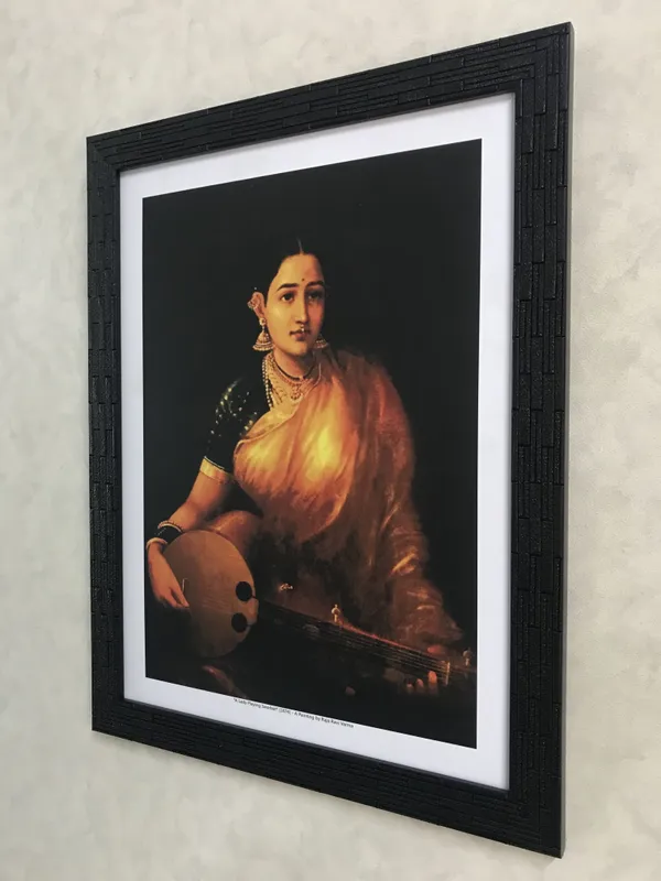 �Galaxy_of_Lady_Musicians,_Raja_Ravi_Varma_Paintings,_Set_of_2,_Framed,_Multicolor